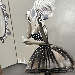 Kirkland "Girl in the Mirror" Painting