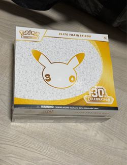 Pokemon 30th etb elite trainer box collections