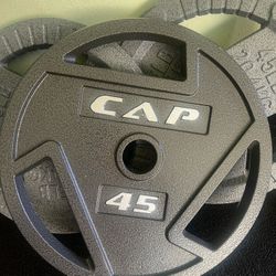 45Lb Weight Plate Olympic 