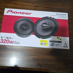 One Pair Of Pioneer Speakers 