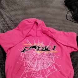 Pink Spider Hoodie 
