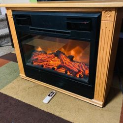 Fireplace Mantel Heater With Remote 
