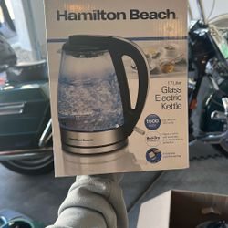 Electric Glass Kettle- Hamilton Beach 