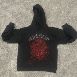 Sp5der OG Rhinestone Logo Hoodie
