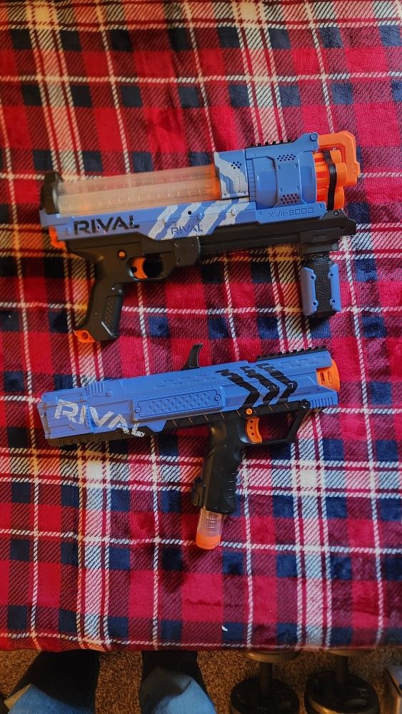 Nerf Rival Artemis XVII-3000 & Apollo Xv-700 Dart Guns BLUE