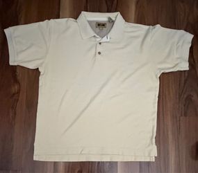 Joseph Abboud polo shirt collar features a three-button Over Sz more like Large