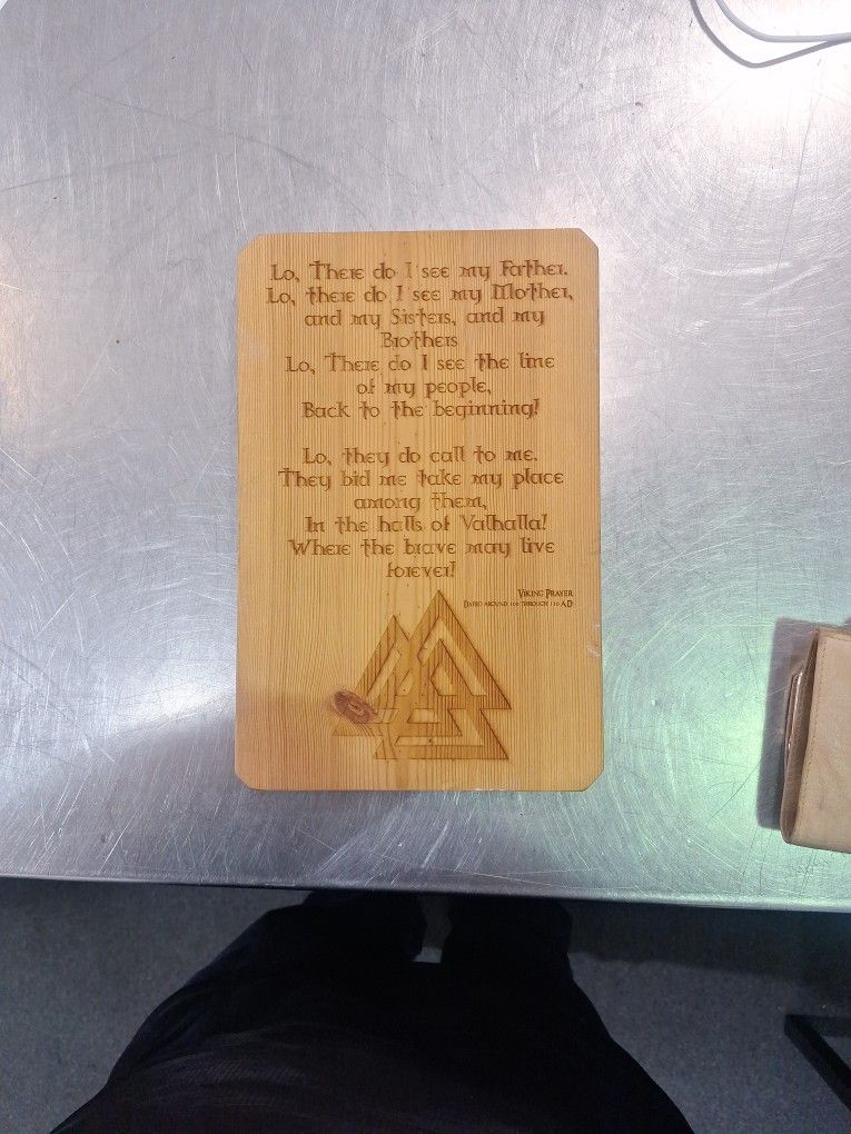 Viking Prayer Tablet