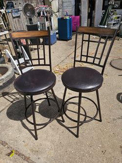 Price is firm.. beautiful high top bar stools