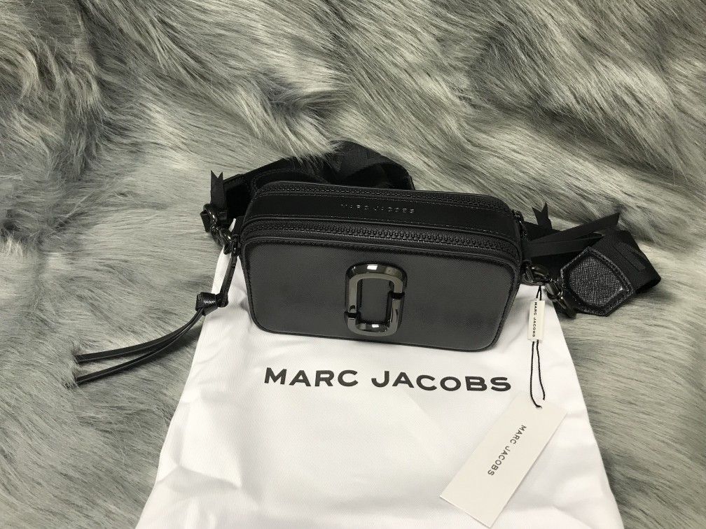 Marc Jacobs Colorblock Snapshot Crossbody bag Black