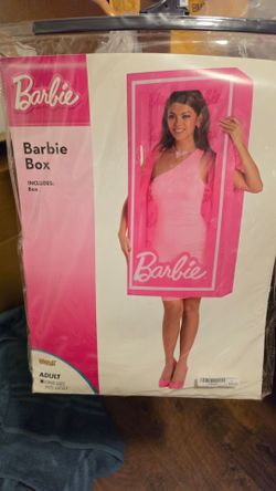 Barbie Dress and Box Adult Halloween Costumes