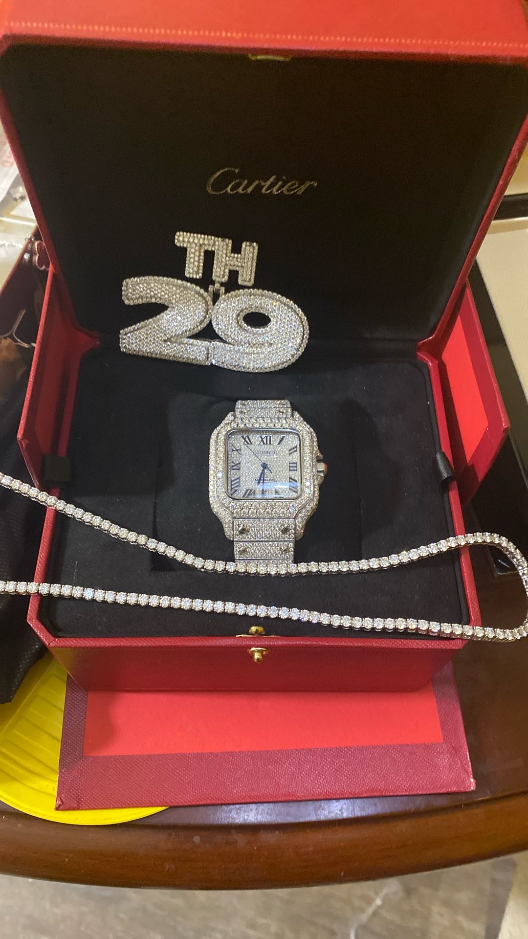 Jewelry Set Watch Chain And Pendant 