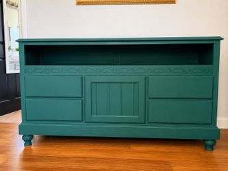 Green dresser