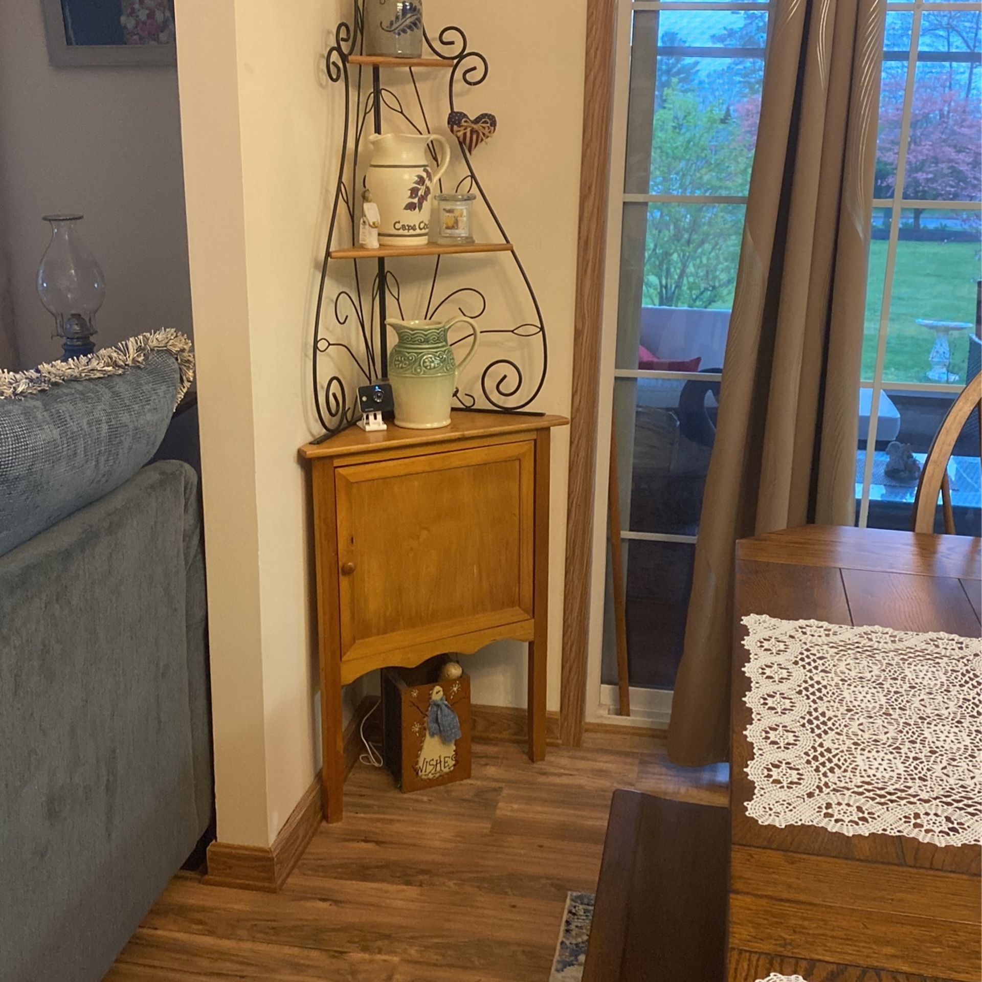 Corner Curio Cabinet.