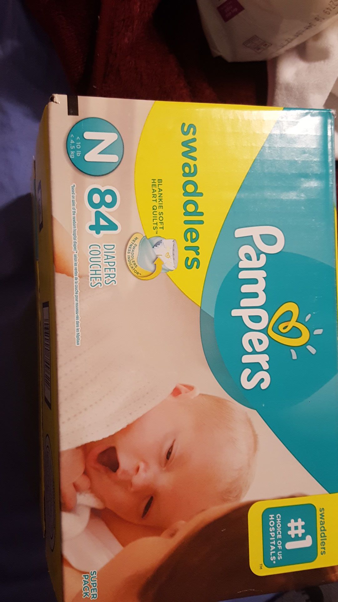 Pampers swaddlers diapers size newborn