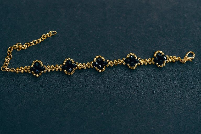 Handmade Glass Bead Bracelet