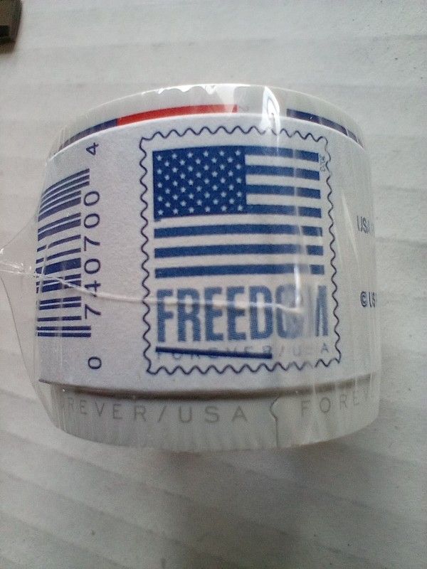 One Sealed Roll of Forever Stamps, $78 Retail 