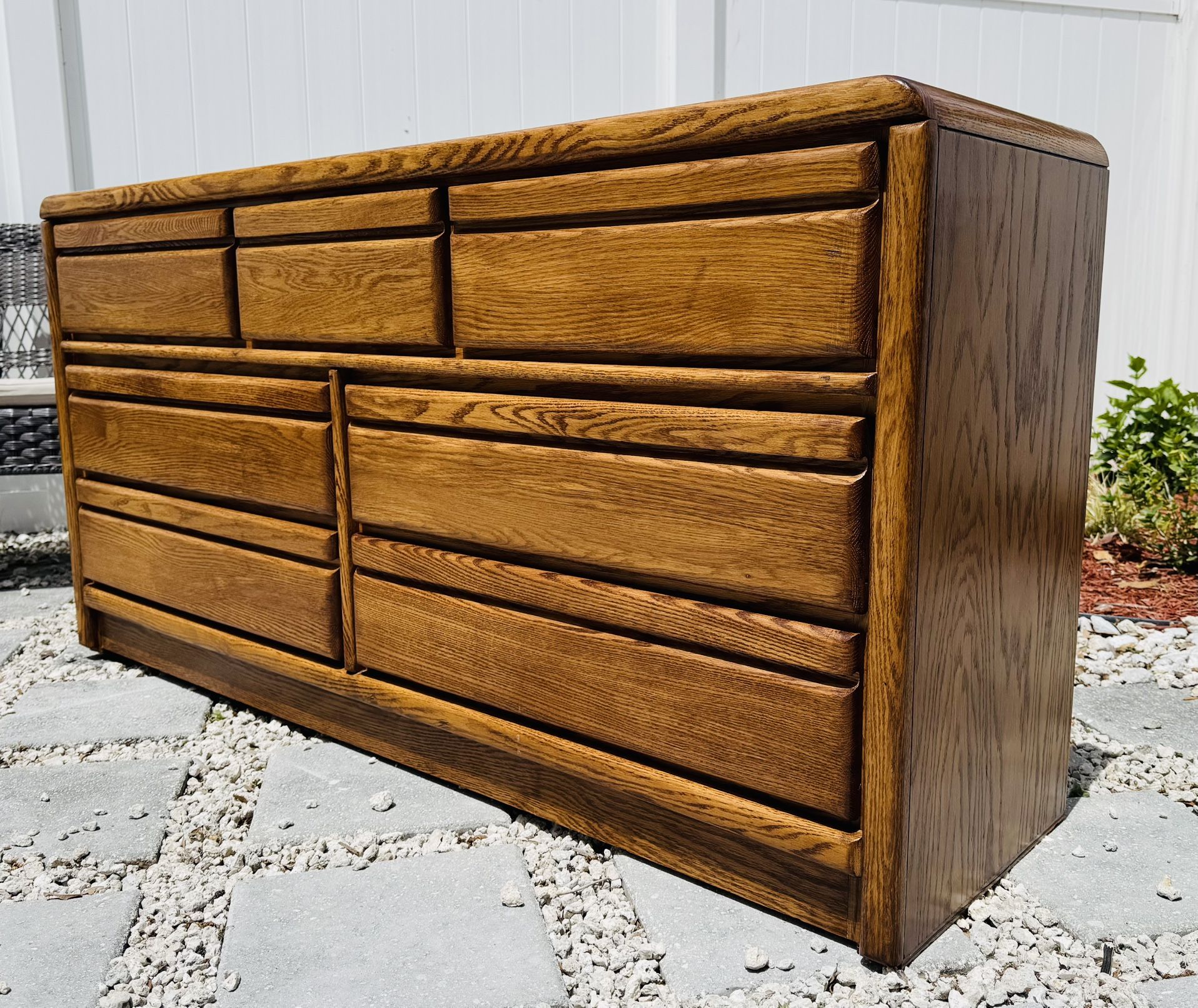 Solid Wood MCM Dresser
