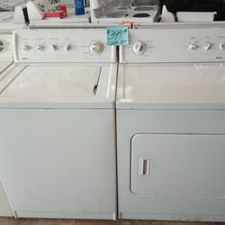 Washer And Dryer Set White Kenmore Super Size Excellent .Warranty . Delivery Available . 2203 Fowler St. 33901