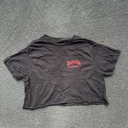 Vintage Style Death Row Records Cropped T-Shirt