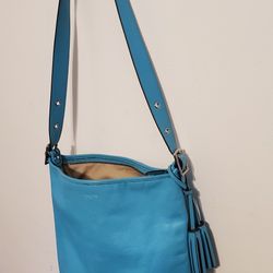 Coach Teal Leather Ergo 65 Bag