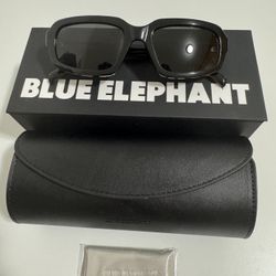 BLUE ELEPHANT - LALA-S Unisex Black Sunglasses 53mm UV400