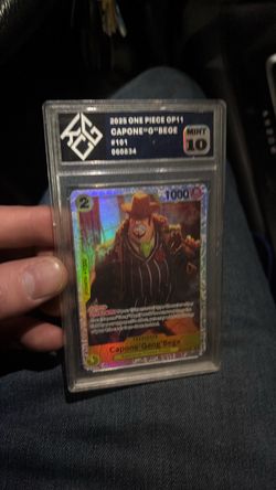 One Piece OP11 Capone Gang Bege #101 KCG Mint 10