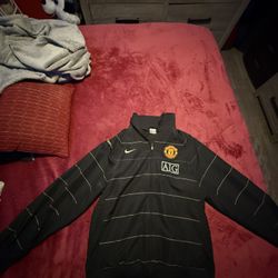 Manchester United x Nike 00s vintage track jacket black