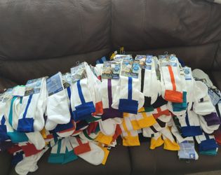 164 Pairs Of Baseball Socks Adult and youth