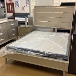 Queen Bed Frame (No Mattress Included) 