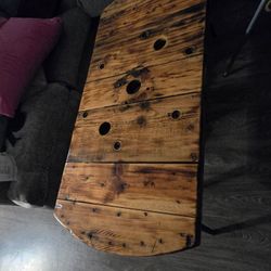 Wood Spool Coffee Table