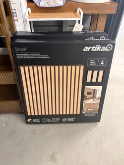 Artika Wall Panels NIB light wood color
