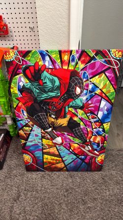 Miles Morales Spider-Man Canvas Wall Art