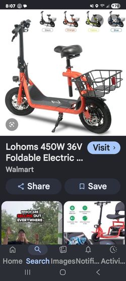 2 electric scooters