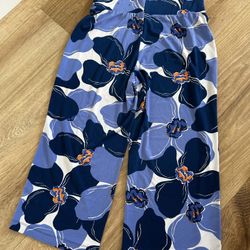 Flower Print Pants