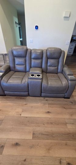 Geniune leather couches