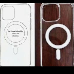 MagSafe Clear case phone case for Iphones and Samsung