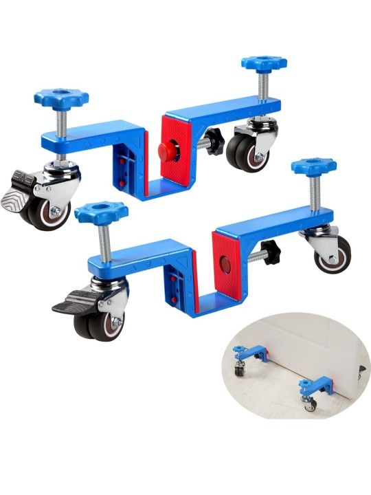 Door Dolly Cart Installation Tool - Heavy Duty Plywood Moving Dolly Use for Multiple Commercial & Residential Doors, Single Person, Hands-Free Easy