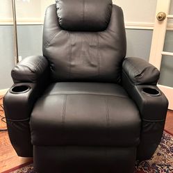Black Recliner Chair 