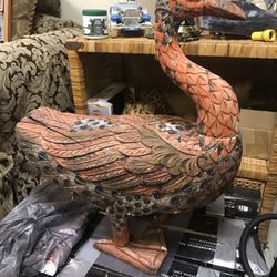 Antique Carved Duck