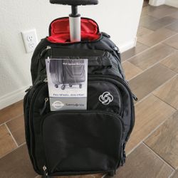 Samsonite MVS Rolling Backpack, Black, 19-Inch
