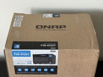 Brand New QNAP TVS-672XT-i3-8G-US, plus 2x SAMSUNG 970 EVO Plus 1TB (2TB Total.)