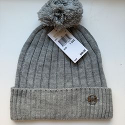 NEW Michael Kors Pom-Pom Knit Beanie