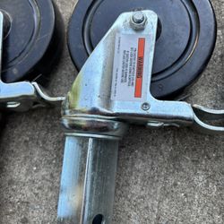 Scaffolding Caster Wheels 5” Heavy Duty 4 Pack 