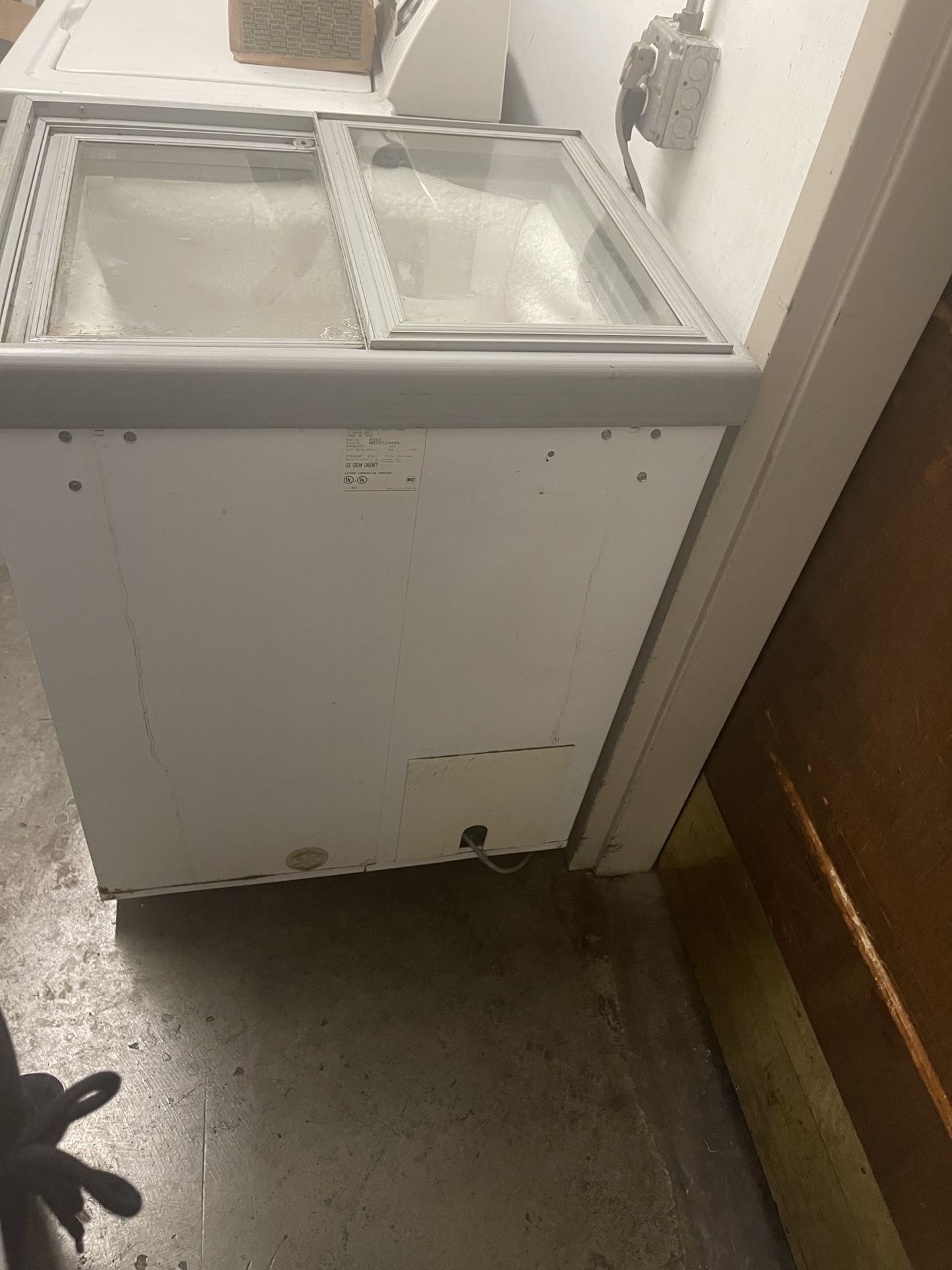 Glass Door Chest Freezer