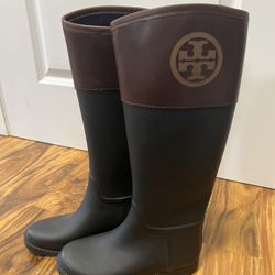 Tory Burch Rubber Boots Size 7 