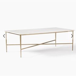 West Elm Marble Coffee Table