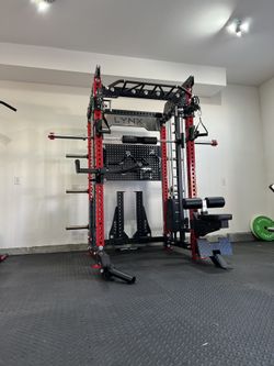 FULLY LOADED - FREE DELIVERY🟢All In One Home Gym🟢 Functional Trainer🟢Smith Machine🟢Squat Rack🟢Cable Machine 