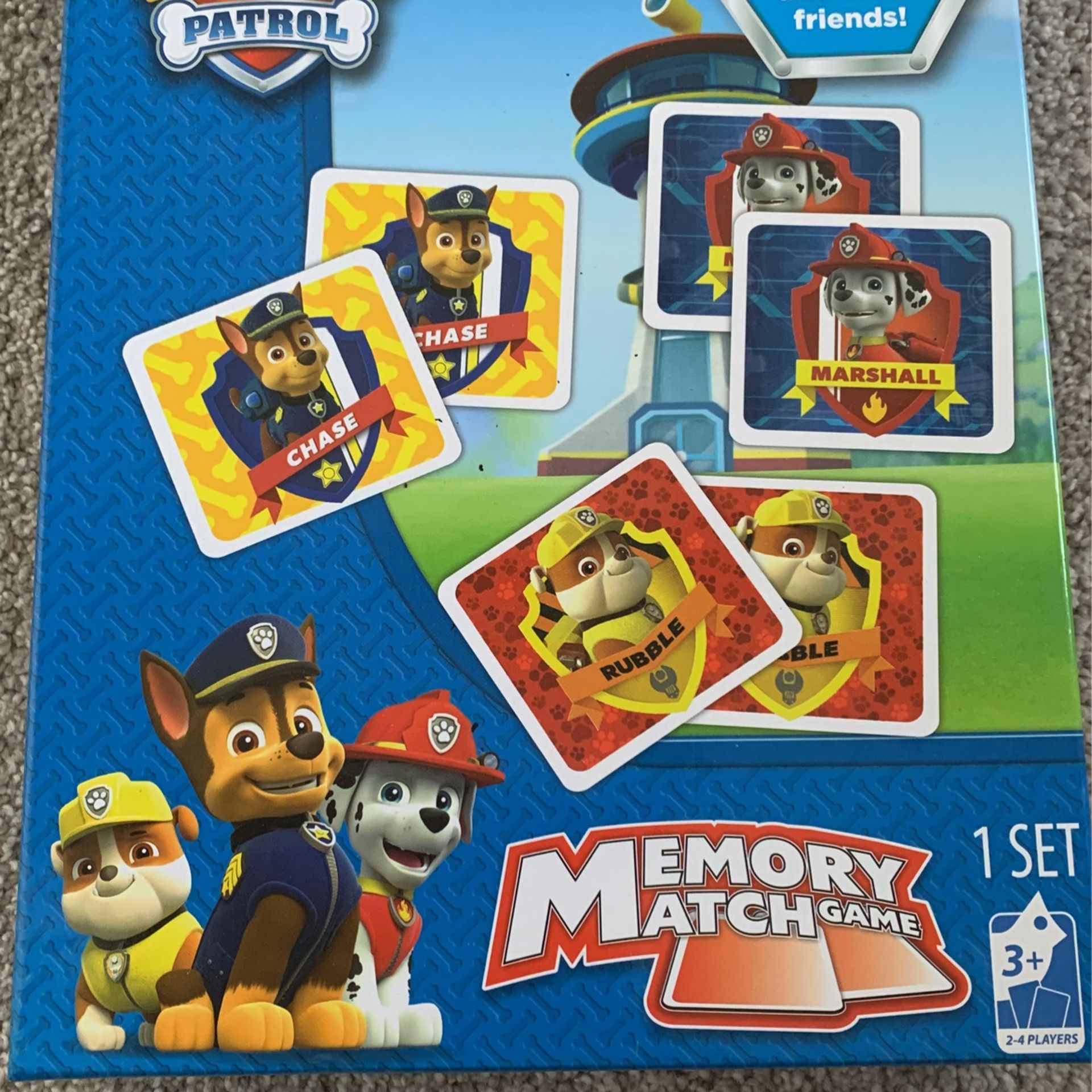 Paw Patrol Memory Match Game