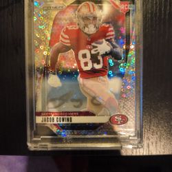 2024 Prizm Rc Jacob Cowing No Huddle Silver Disco Auto