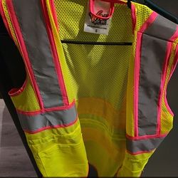 Pink reflective vest